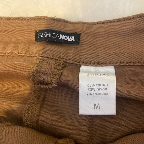 Khaki Cargo Joggers - Picture 6 of 8